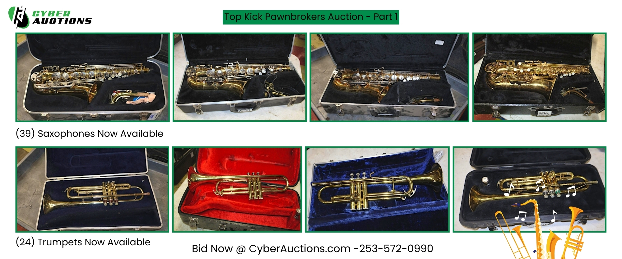 (39) Saxophones Available (1)
